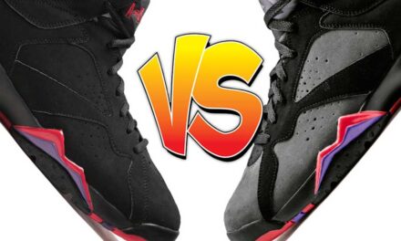 Air Jordan 7 Raptors vs Air Jordan 7 DMP Raptors Comparison