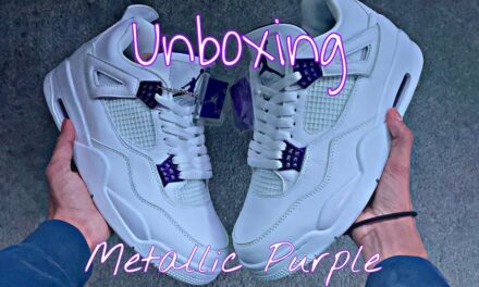 Unboxing Jordan 4 metallic purple