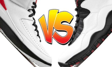 Air Jordan 2 Chicago vs Air Jordan 10 Chicago Comparison