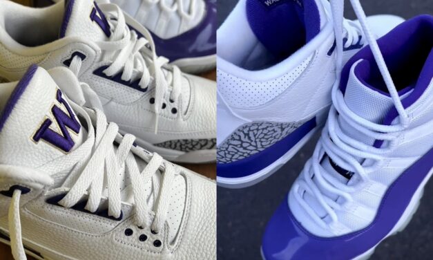 Air Jordan 3 and Air Jordan 11 Washington Huskies PE