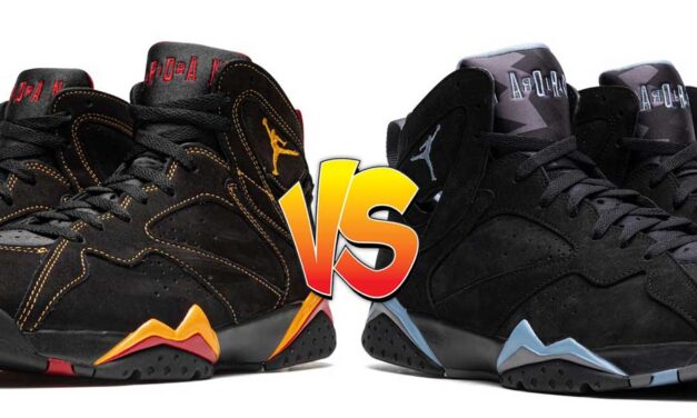 Air Jordan 7 Citrus vs Air Jordan 7 Chambray Comparison