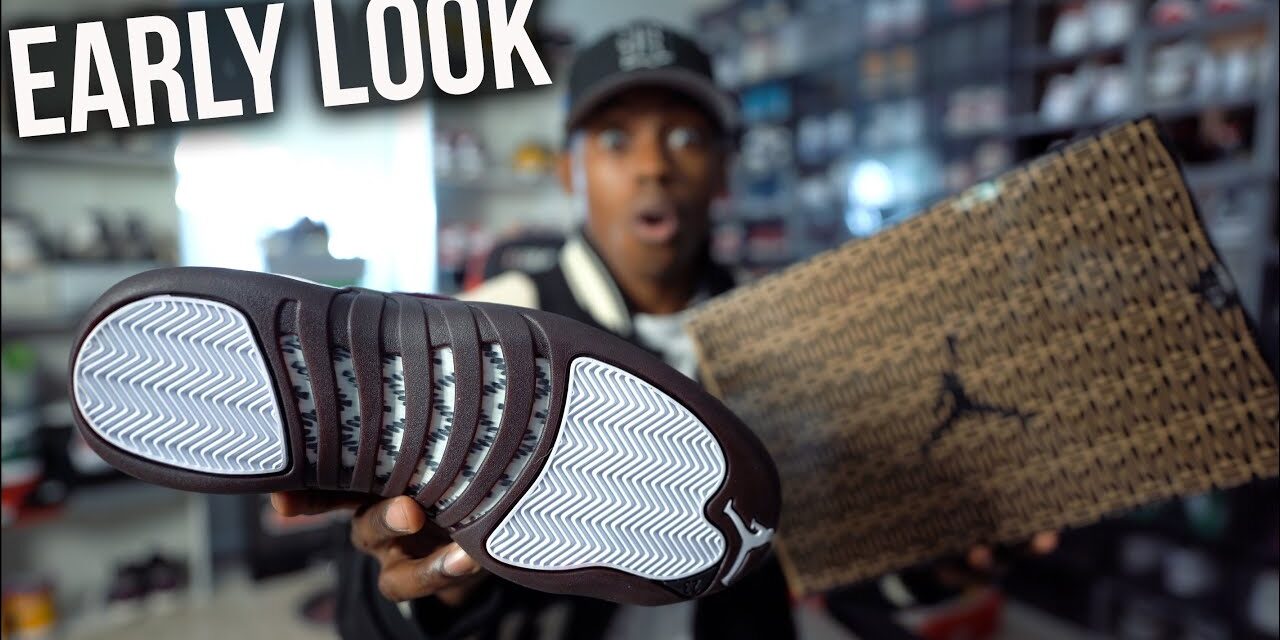 FIRST LOOK! Air Jordan 12 A Ma Maniere Early Unboxing //