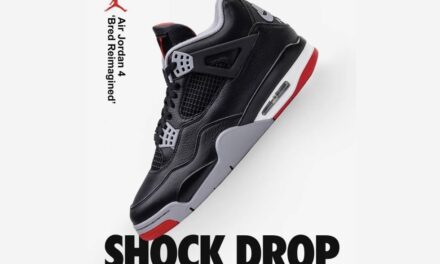 Air Jordan 4 Bred Reimagined Shock Drop (February 2024)