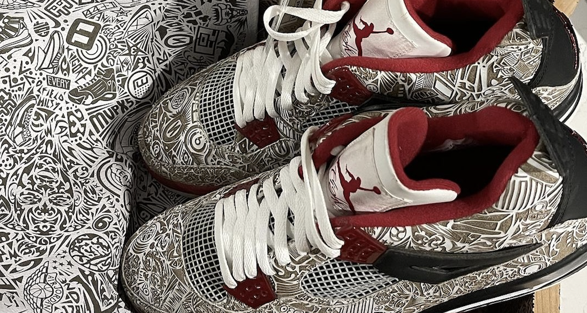 Air Jordan 4 Laser Sample