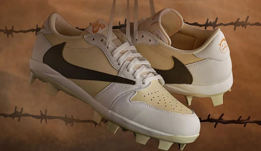 Travis Scott x Air Jordan 1 Low Baseball Cleats