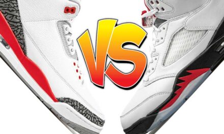 Air Jordan 3 Fire Red vs Air Jordan 5 Fire Red Comparison