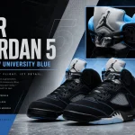 Air Jordan 5 “Black/University Blue” 2026 Release Date