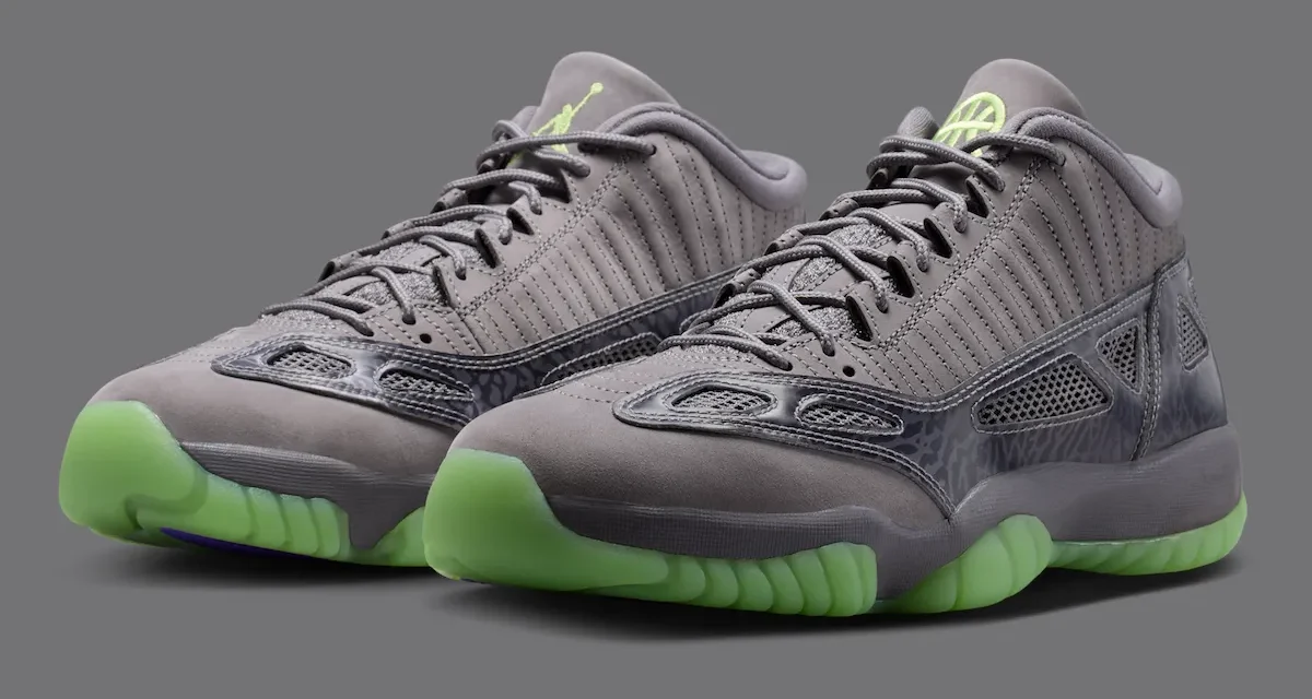 Quai 54 Air Jordan 11 Low IE Gunsmoke IR2368-001