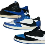 Travis Scott Fragment Air Jordan 1 Low Looksee Sample