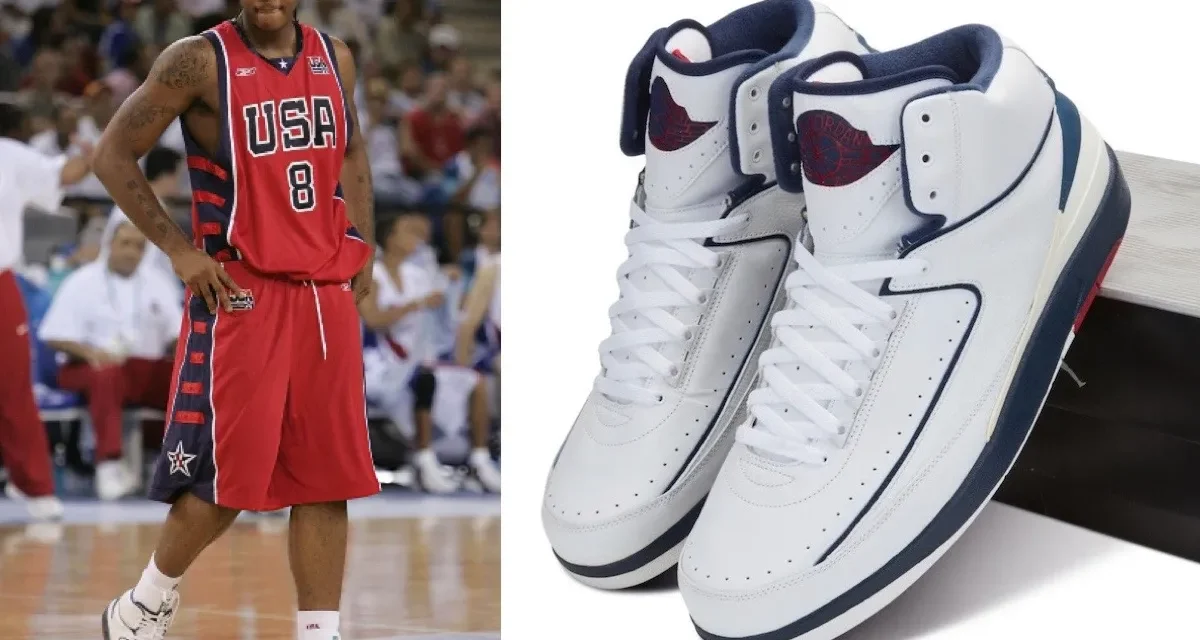 Air Jordan 2 Olympic Carmelo Anthony PE 2004