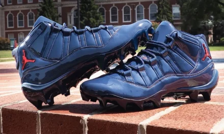 Howard Bison Air Jordan 11 Football Cleats PE