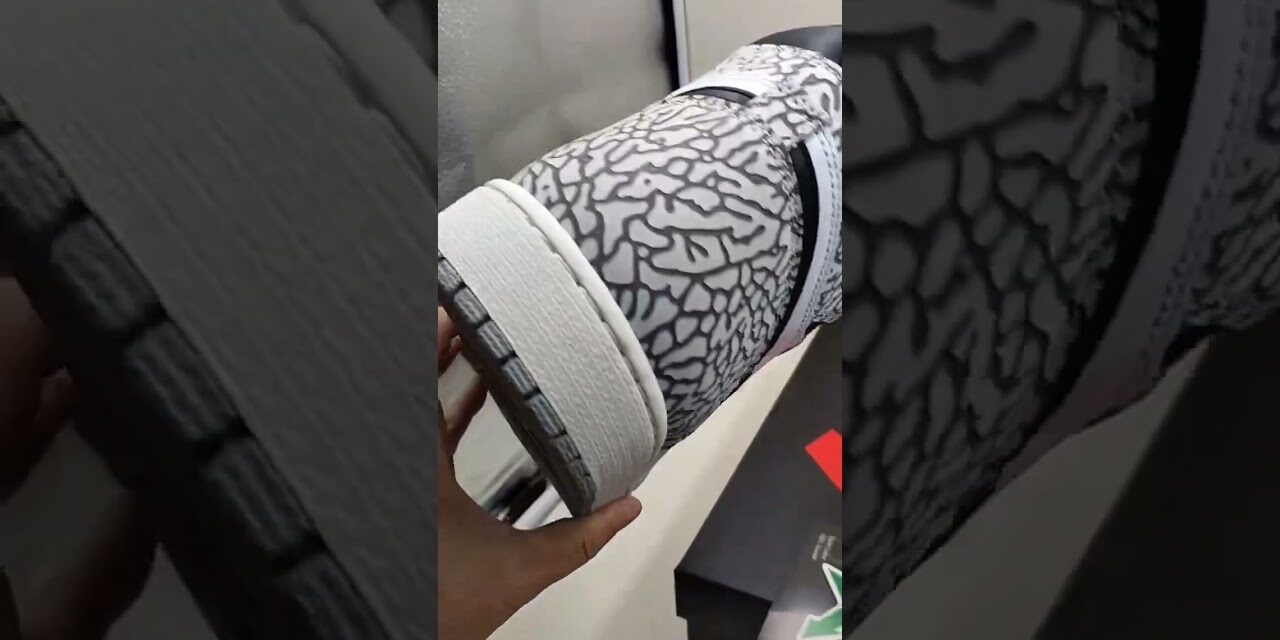 Air Jordan 1 High OG White Cement Unboxing Review From