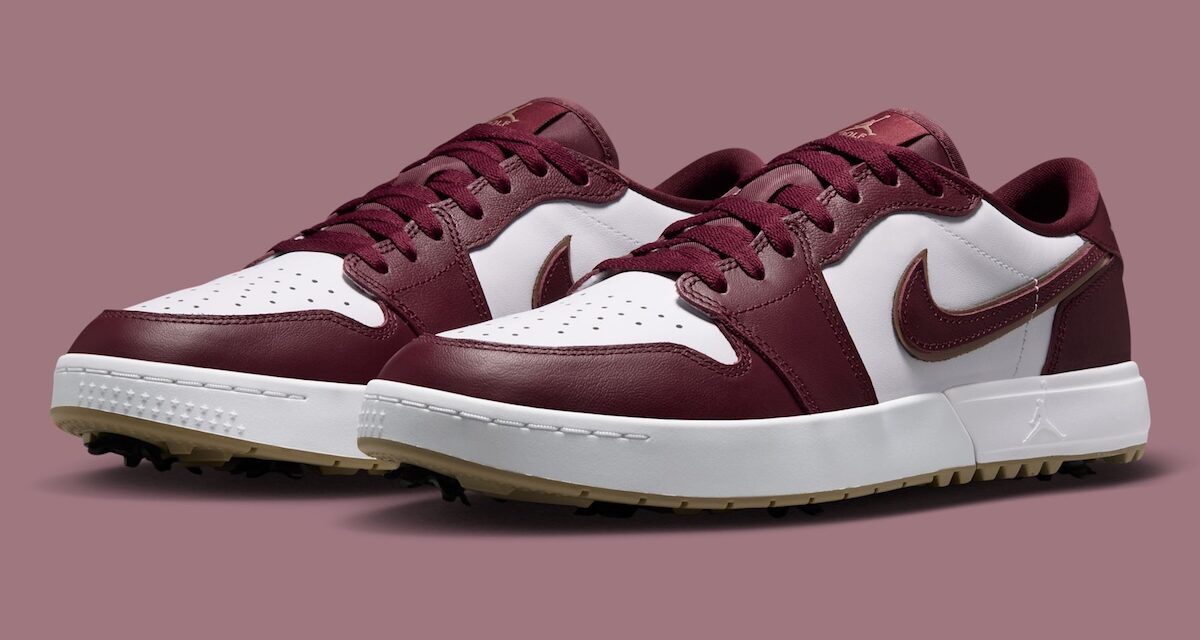 Air Jordan 1 Low Golf Spiked “Dark Team Red” IQ3417-601
