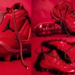 Oklahoma Sooners Air Jordan 11 “Crimson Red” Cleats