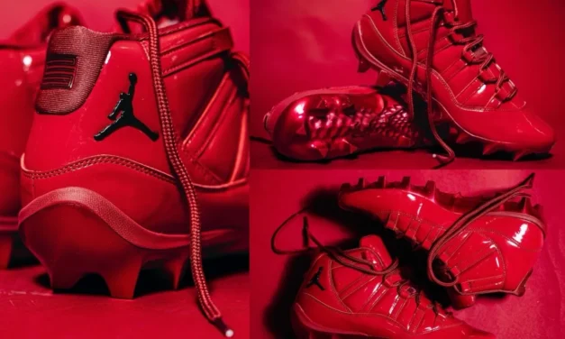 Oklahoma Sooners Air Jordan 11 “Crimson Red” Cleats
