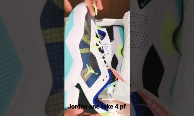 Unboxing Jordan one take 4 pf latest  colour #jordan #shoes